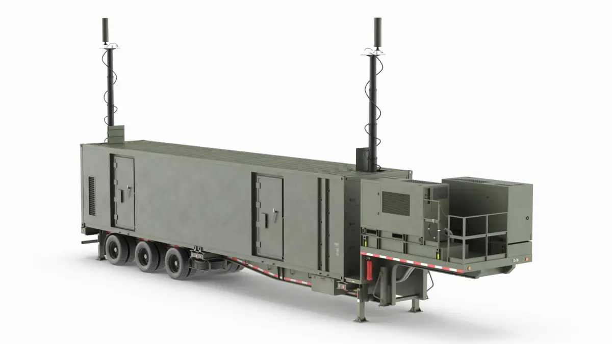 Typhon Battery Operation Center with Antennas Up 3D model