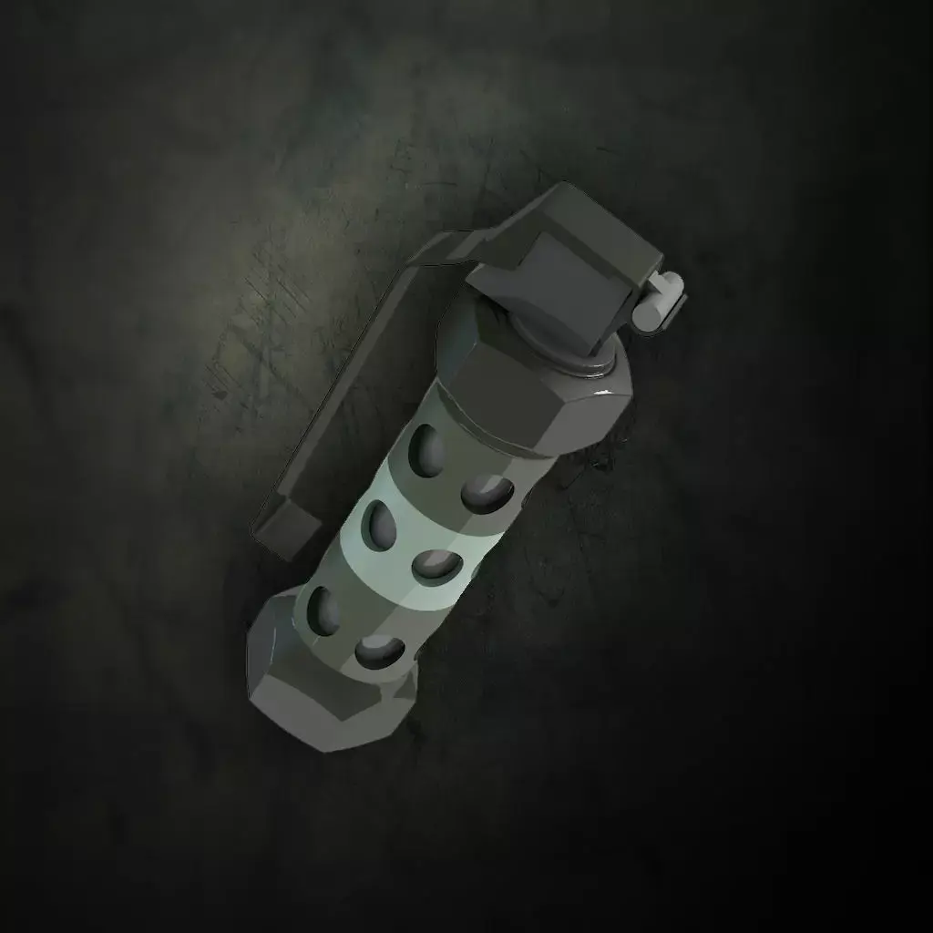 FlashBang grenade launcher 3D model