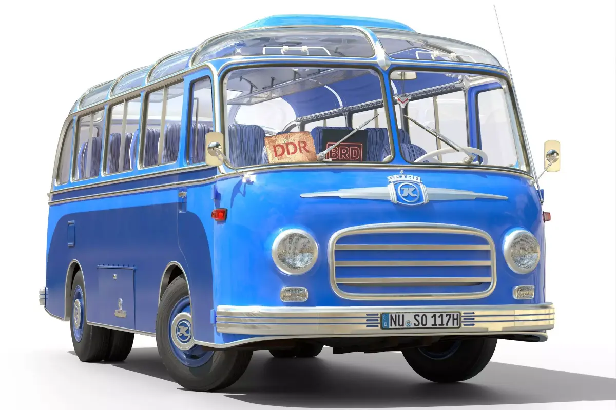 Setra S6 Low-poly 3D model