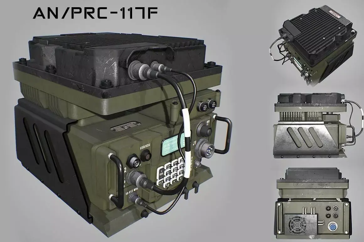 Army Radio Transceiver 3D model
