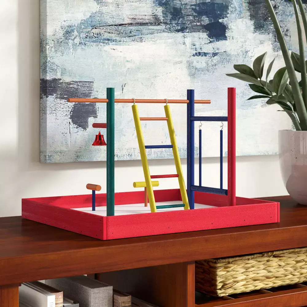 Charlan Wood Bird Play Gym  3D model
