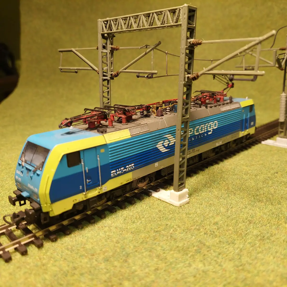 Catenery Gantry One Track Wide 1-87 FDM 3D print model