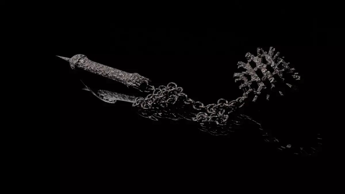 Flail Low-poly 3D model