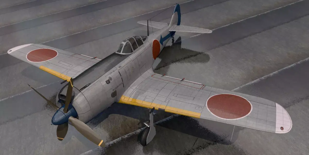 Nakajima Ki-84 Hayate - aka Frank 3D model