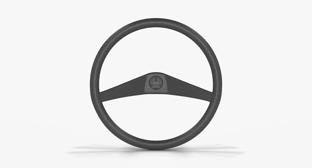 Mercedes-Benz MB 100 Steering Wheel Low-poly 3D model