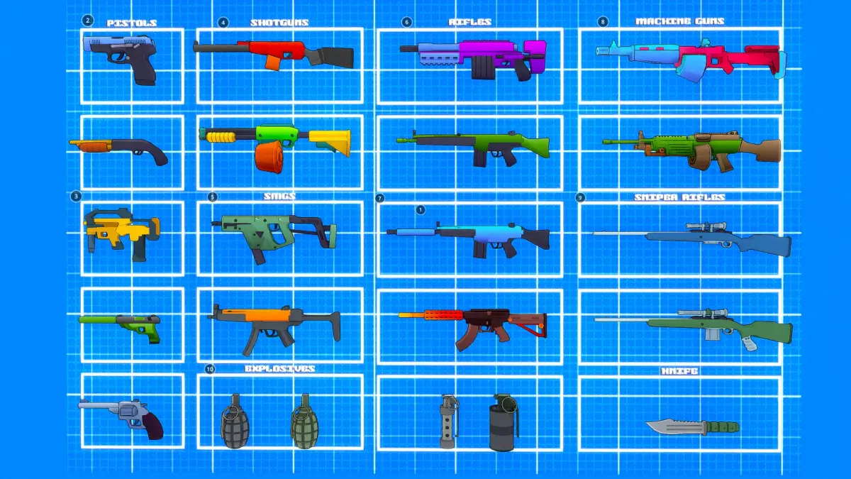 Stylize Low Poly Weapon Pack Low-poly 3D model