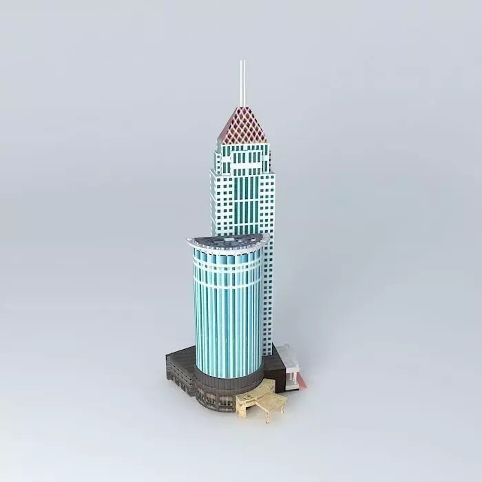 Wuhan Construction Bank Building 3D model