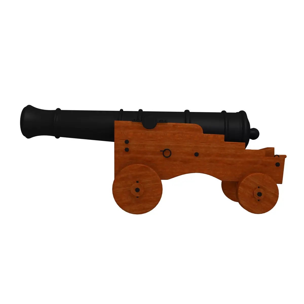 Naval Cannon 3D model purchase
