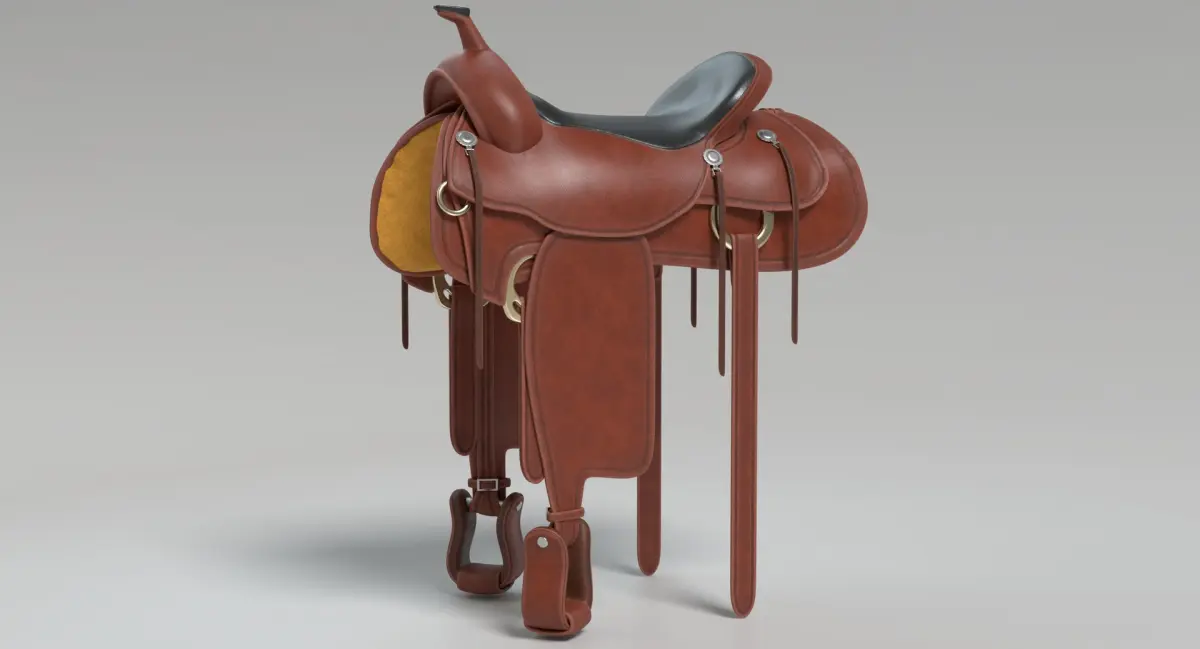 Horse Saddle 3D model purchase