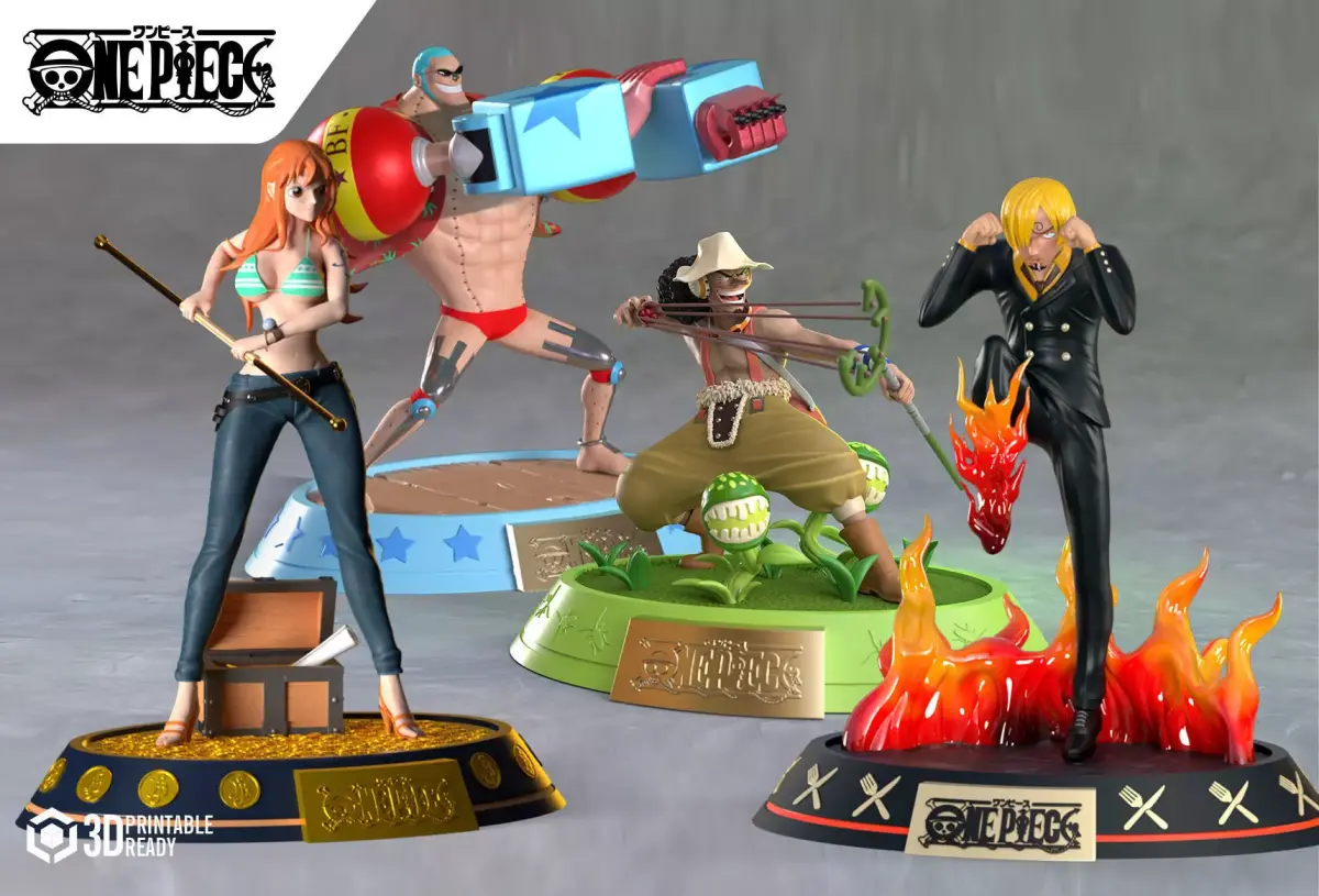 One Piece Crew  Part 1  3D Model Pack