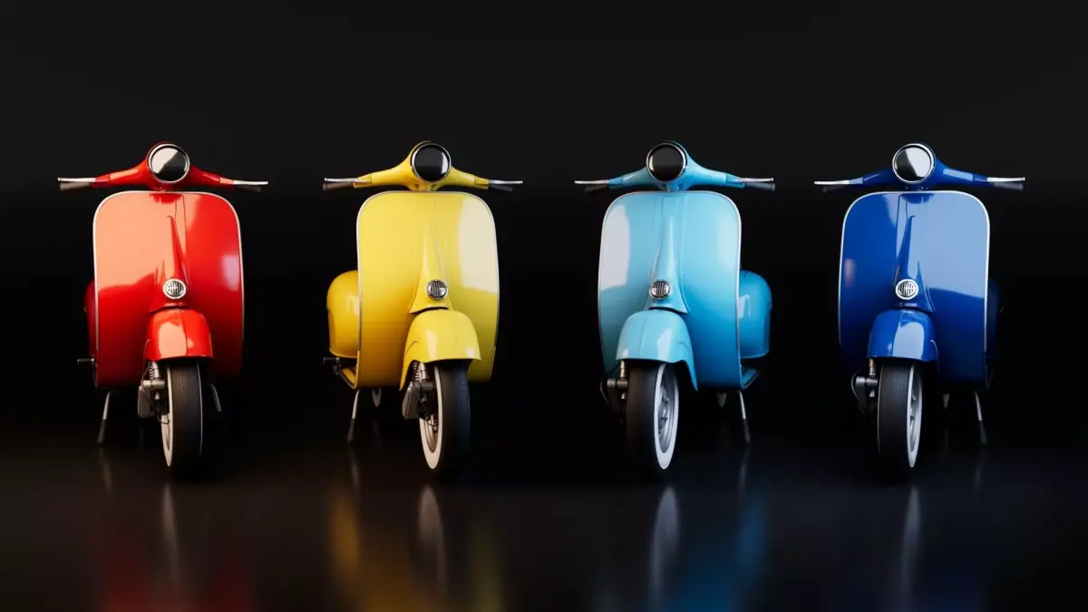 Scooters 3D model
