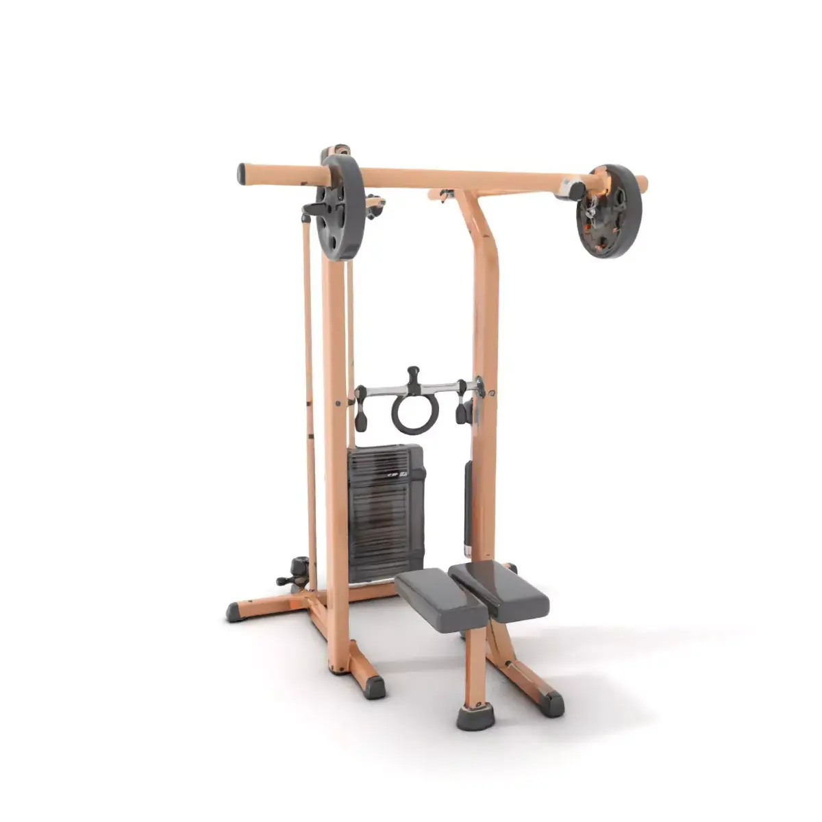 Copper Fitness Station model pack Low-poly 3D model