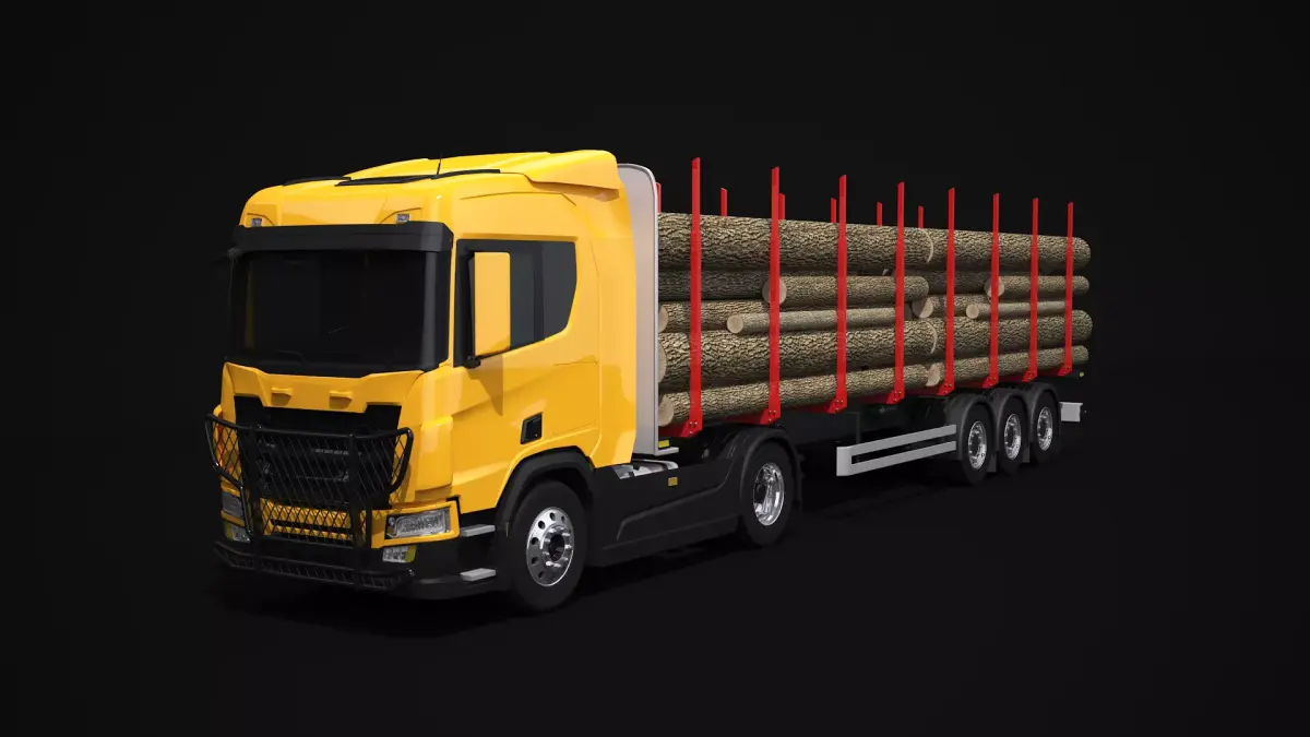 Timber Truck 3D model