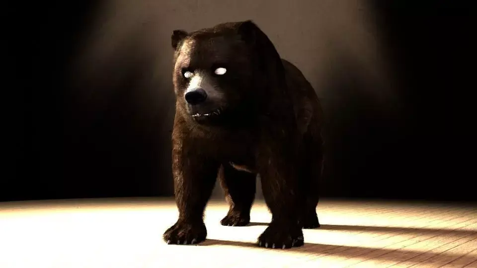 Grizzly Bear 3D model