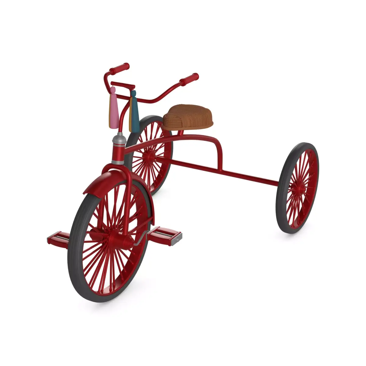 Traditional Tricycle 3D model get