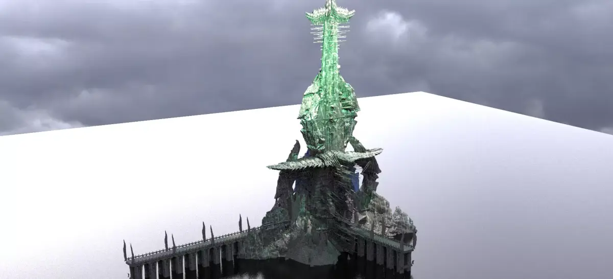 Atlan Great Tower 1  3D model