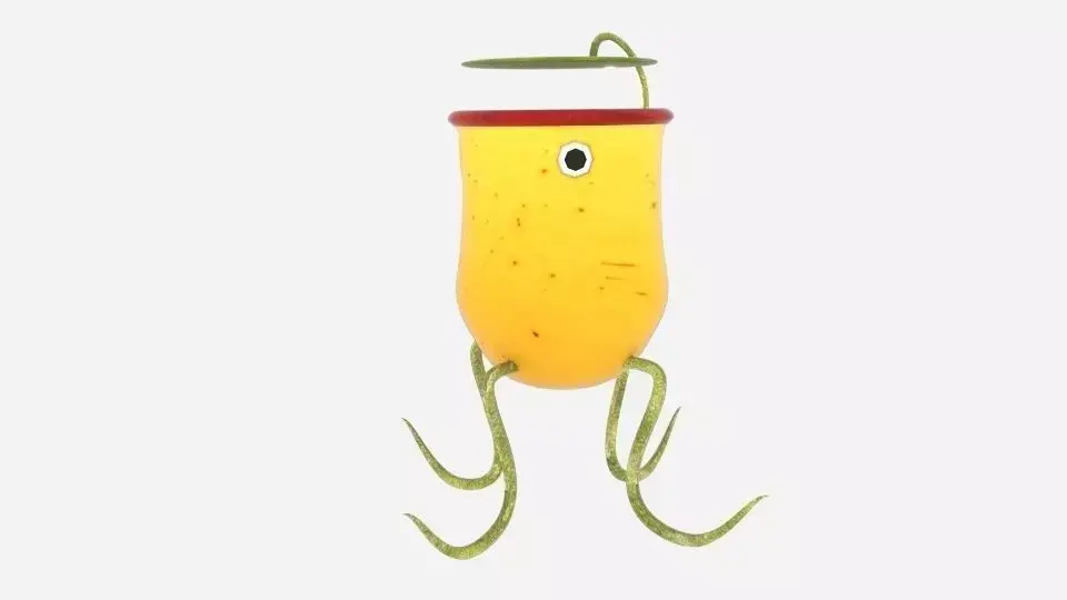 Pitcher Plant Monster Low-poly 3D model