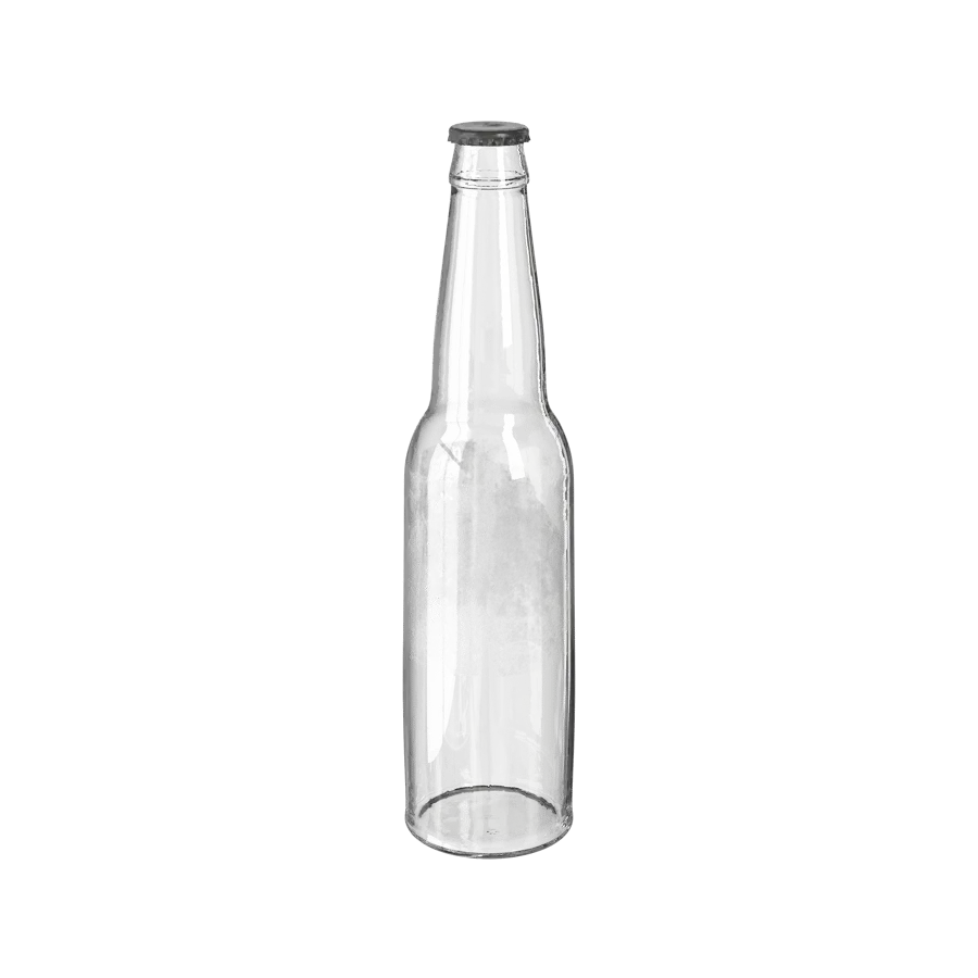  Emply Glass Soda Bottle Model 