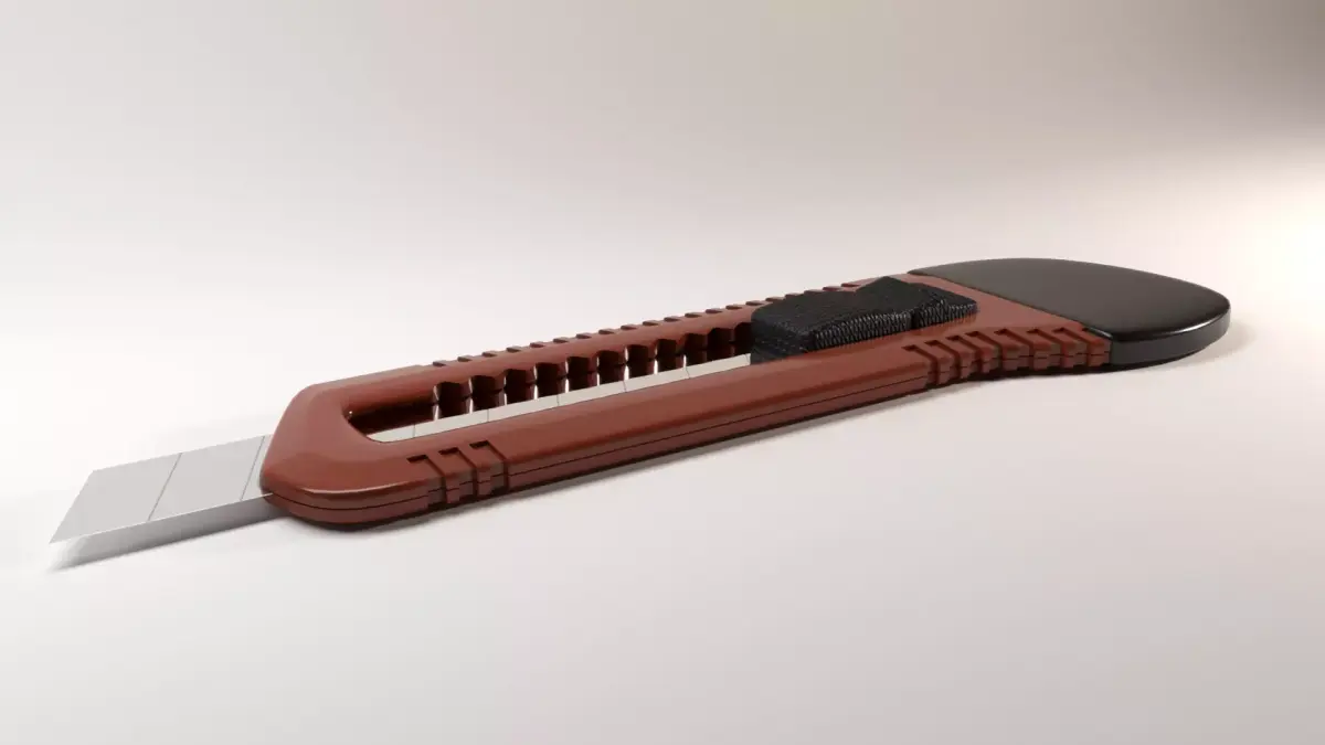 Knife 3D model 8