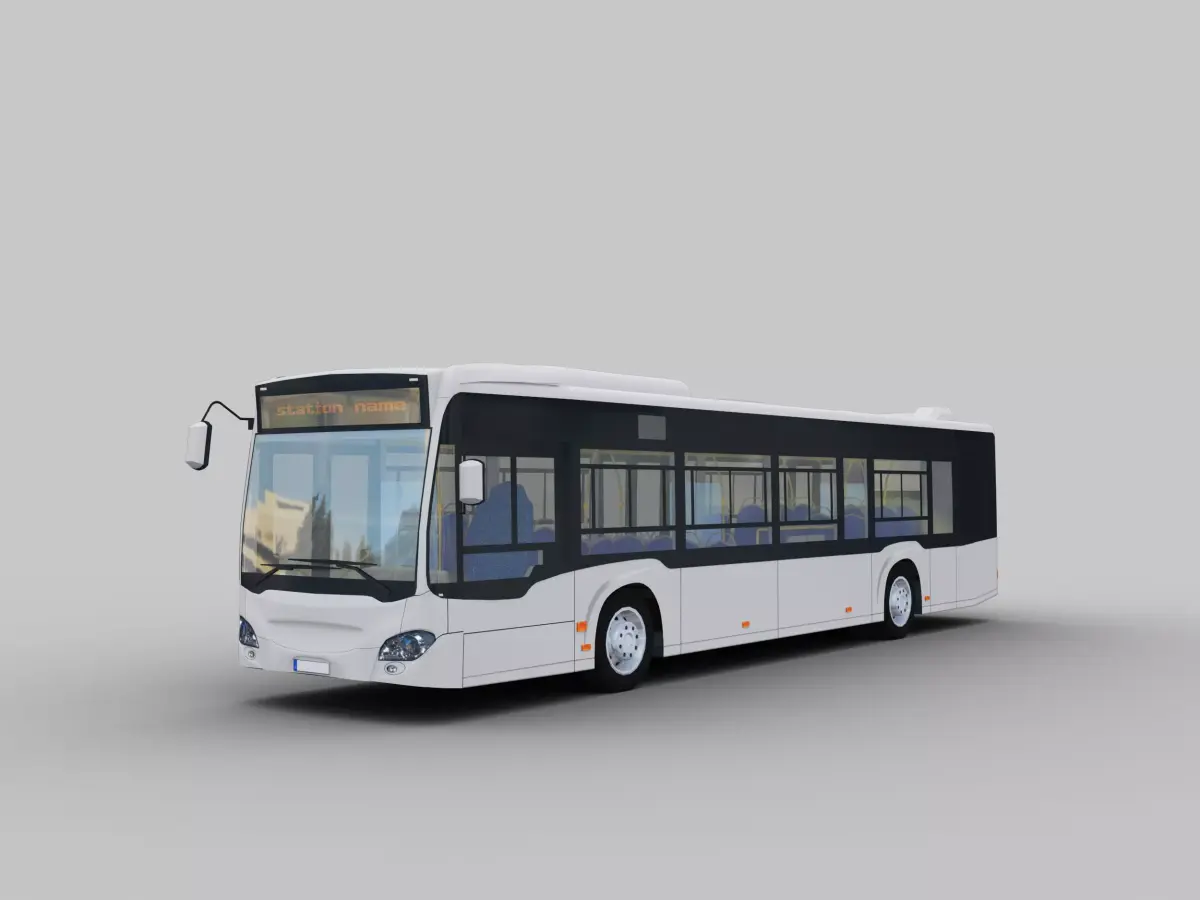 mercedes benz citaro  Low-poly 3D model