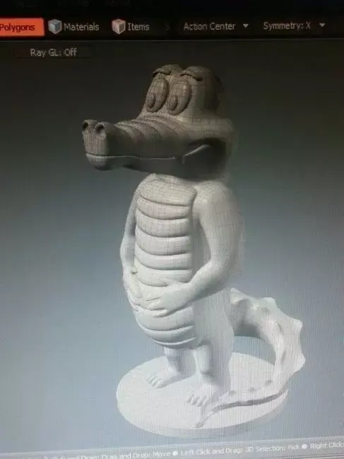 Ramiro el Cocodrilo 3D print model