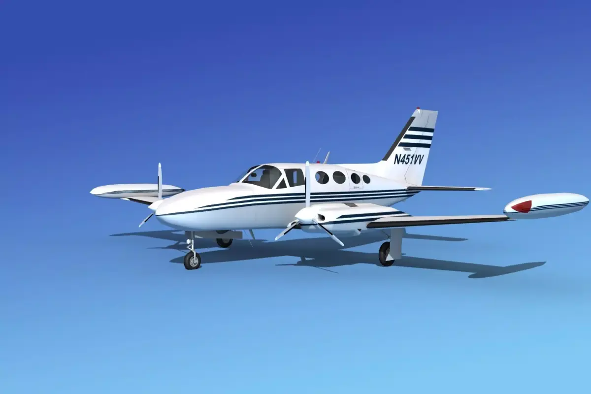 Cessna 421 Golden Eagle V01 3D model