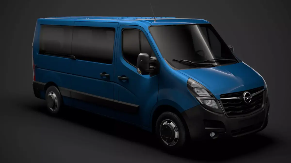 Opel Movano L2H1 WindowVan 2020 3D model