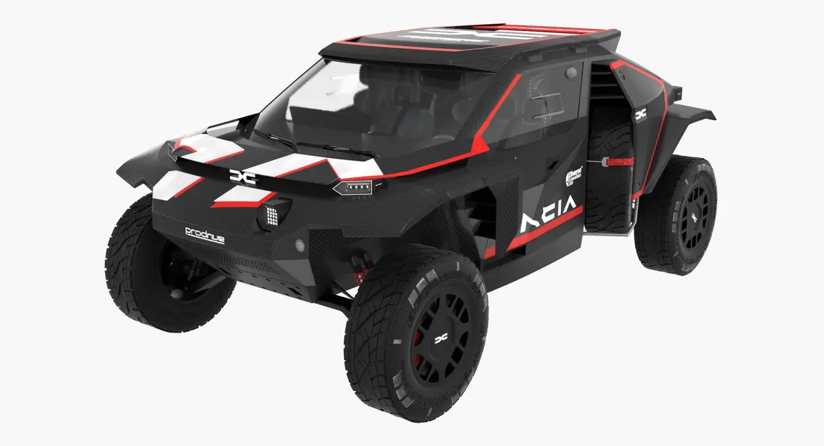 Dacia Sandrider Dakar Carbon 3D model