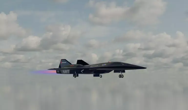 SR-72 Hypersonic Reconnaissance Aircraft 3D model