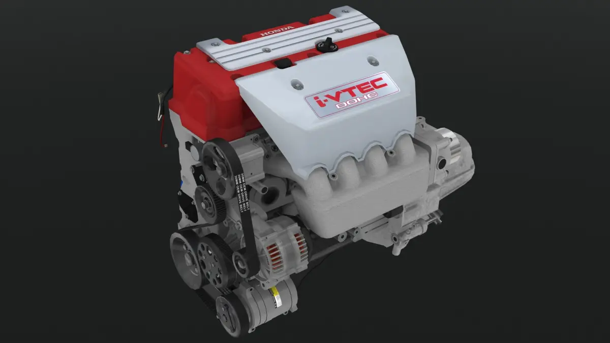 Honda K20A1 2.0L engine 3D model