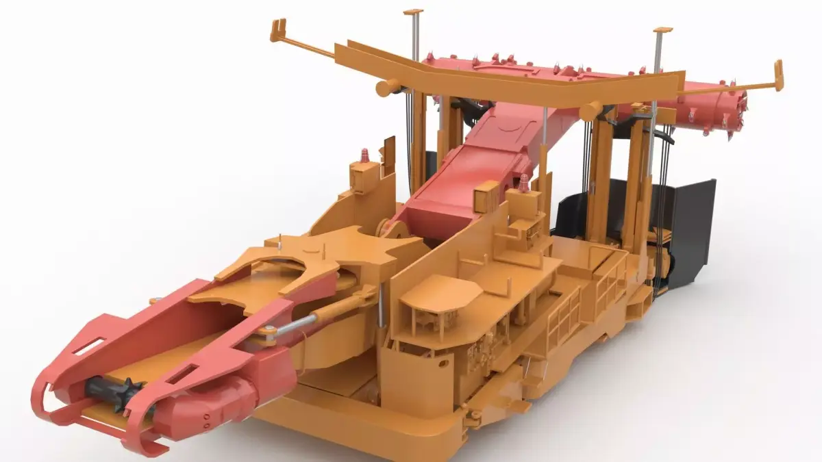 Anchor Digging Integrated Machine 3D model
