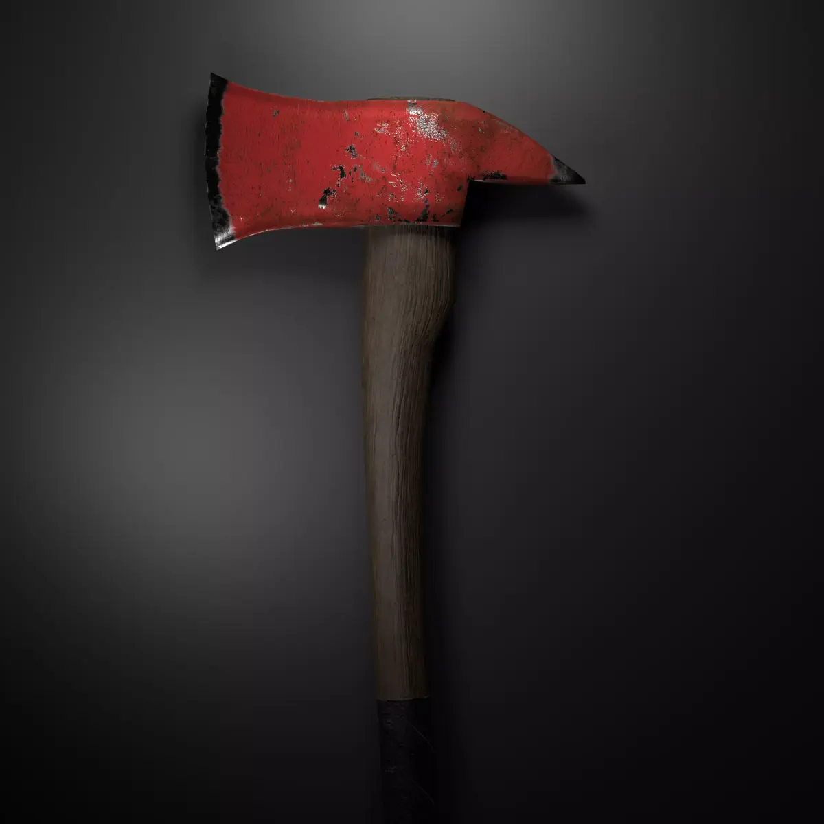Fire axe Low-poly 3D model Low-poly 3D model
