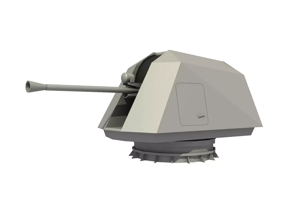 3D 57 mm BOFORS GUN 3D model