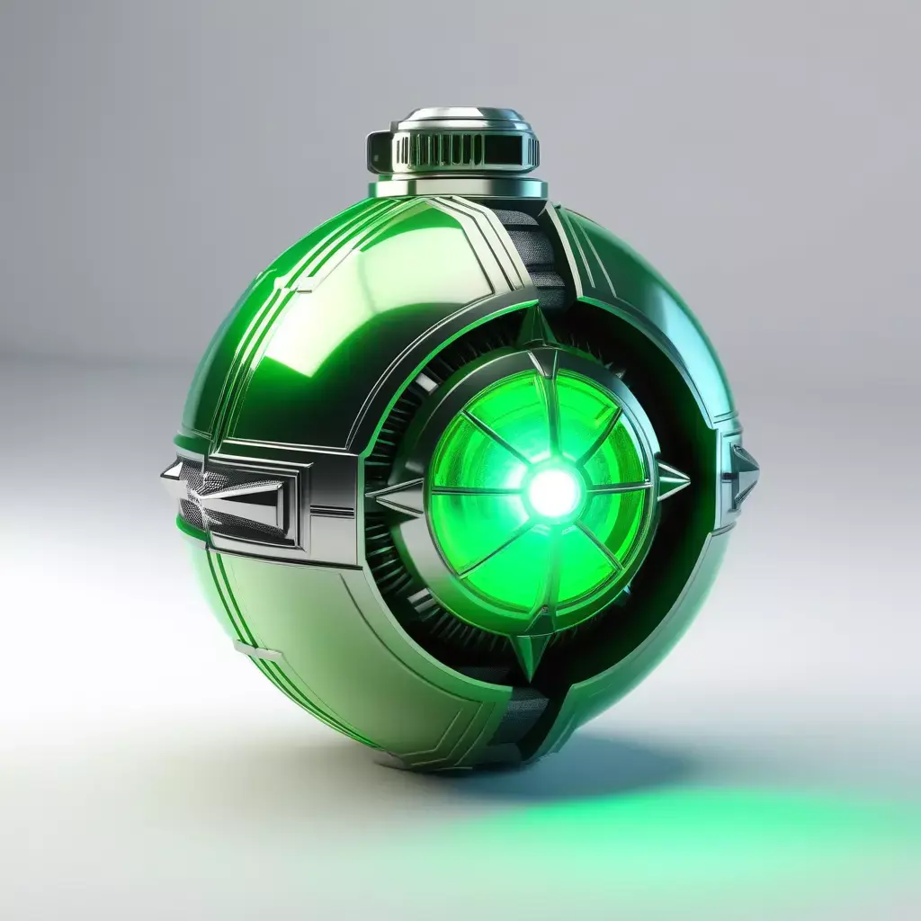 Futuristic Plasma Grenade 8K 3D model