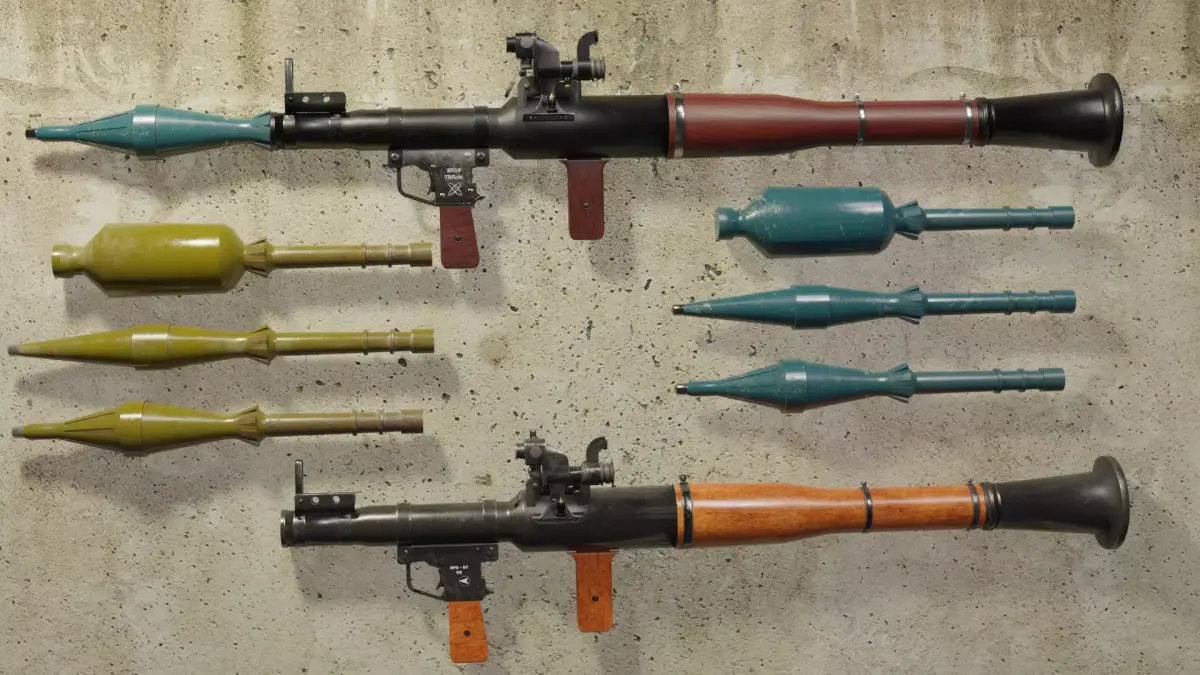 RPG 7 Launcher for Games Low Poly Low-poly 3D model