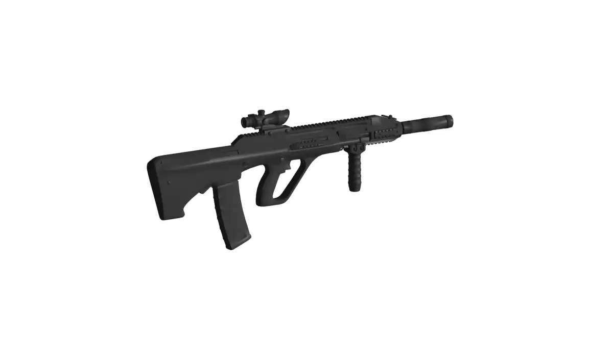 Steyr AUG A3 assault rifle 3D model