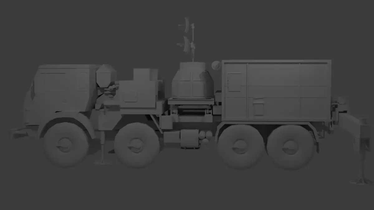 Repellent-1 Anty Drone EWS Low-poly 3D model