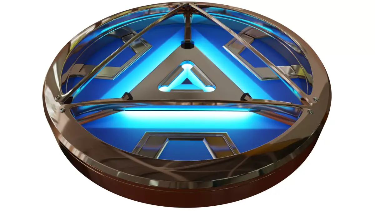 Arc-reactor top part 3D model