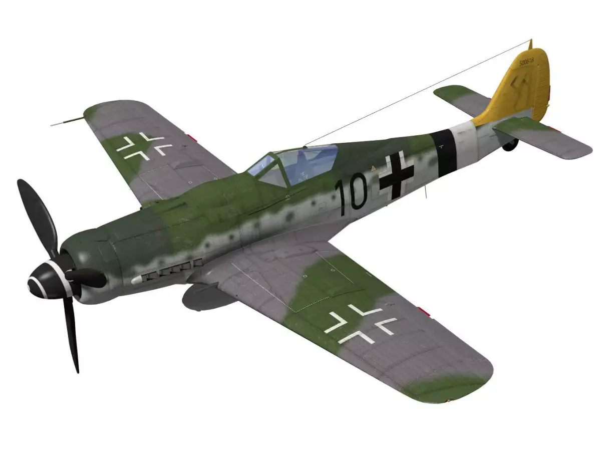 Focke Wulf Fw190 D9 3D model purchase