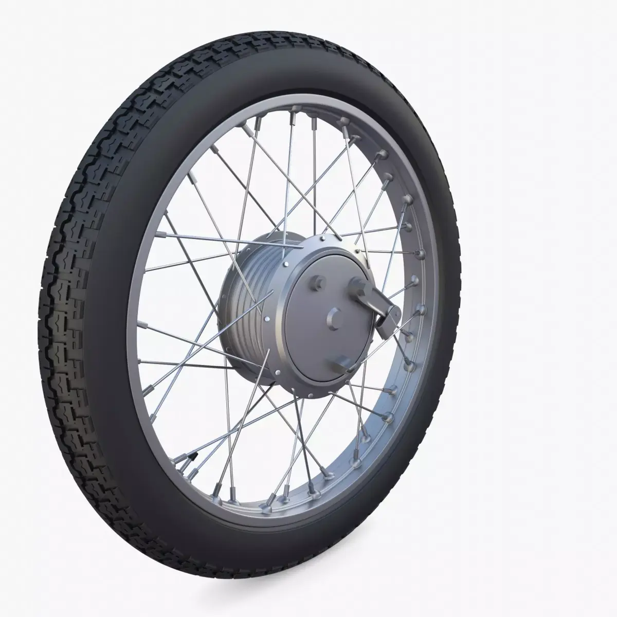 Moped wheel 3D model