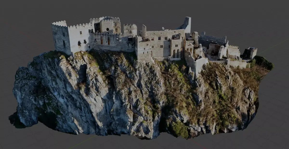 Medieval Beckov castle ruins  Free 3D model