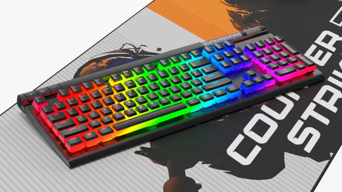 Counter-Strike 2 Gaming Set with RGB Keyboard and Mouse 3D model