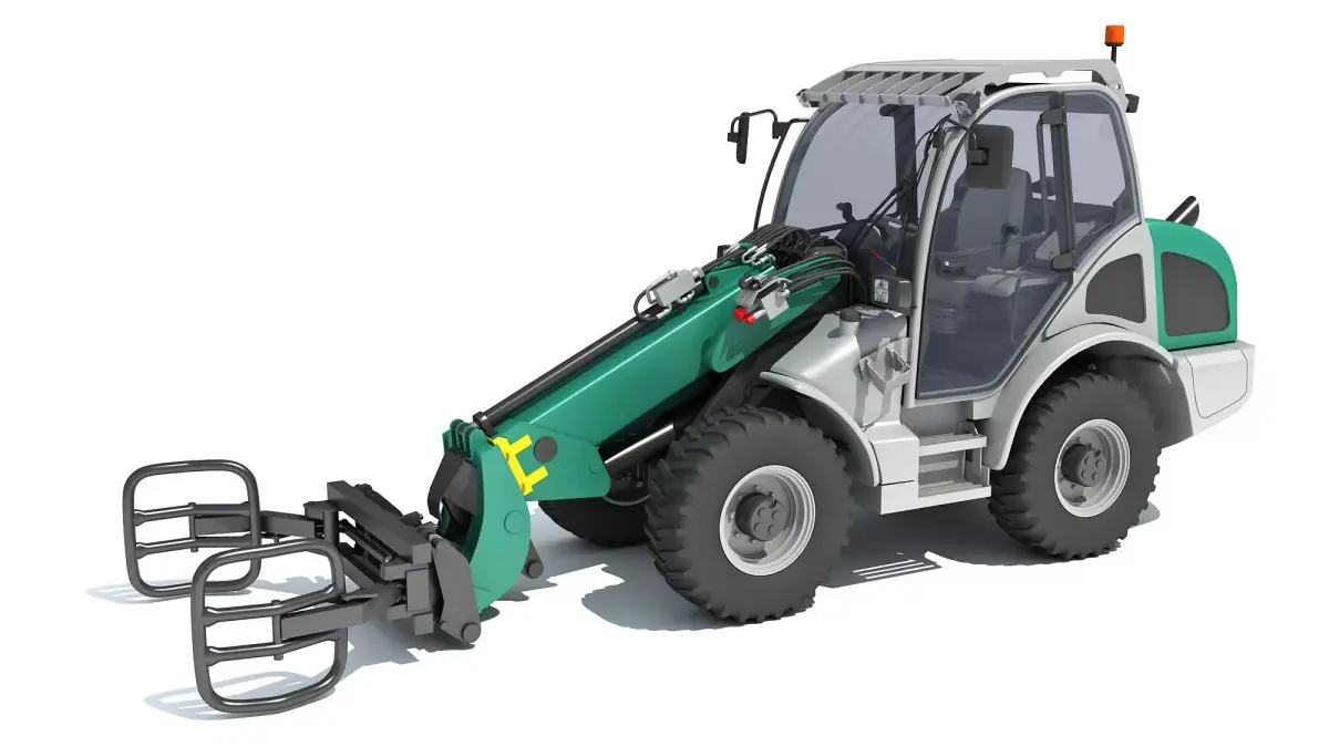 Wheel Loader 3D model 3