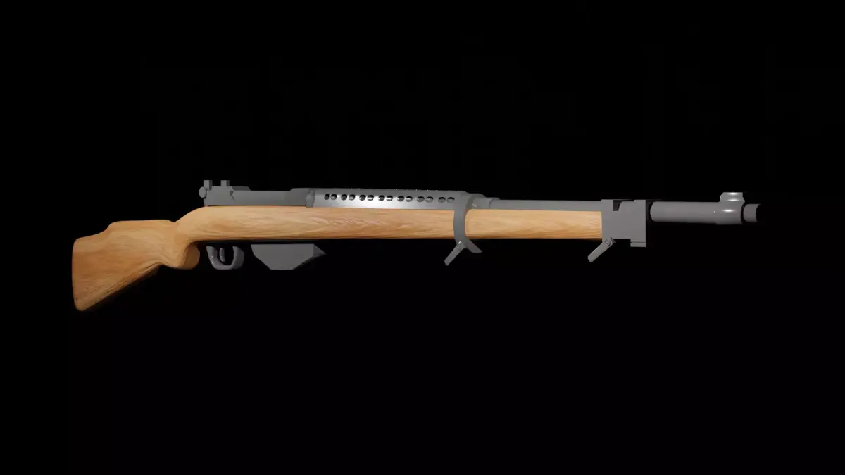 Pederson Rifle 3D model