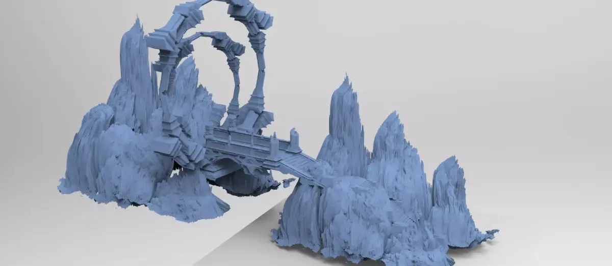 Arch Perseus Cliffs  3D model