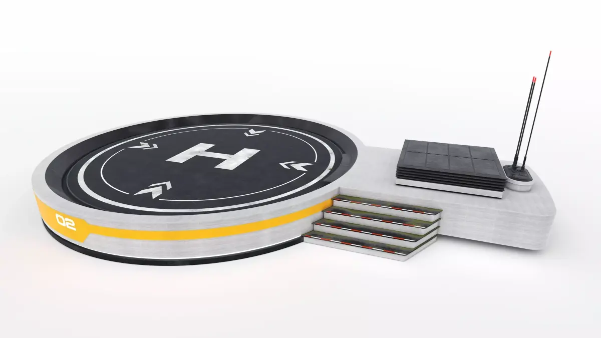 Sci-Fi Landing Pad 02 3D model