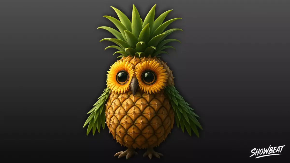 Ananasita Owlita - Italian Brainrot Low-poly 3D model