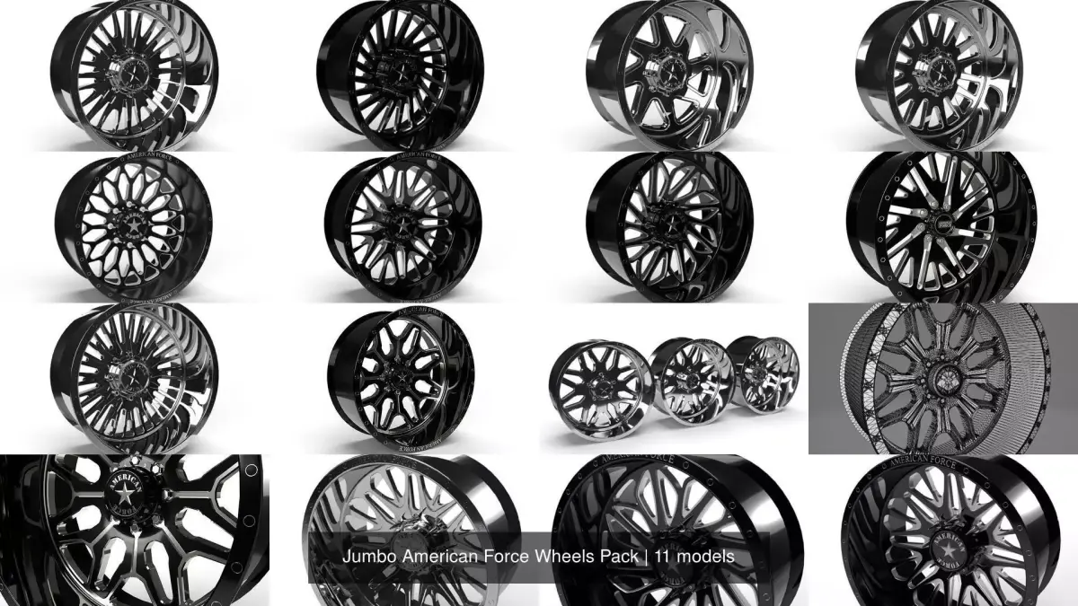Jumbo American Force Wheels Pack