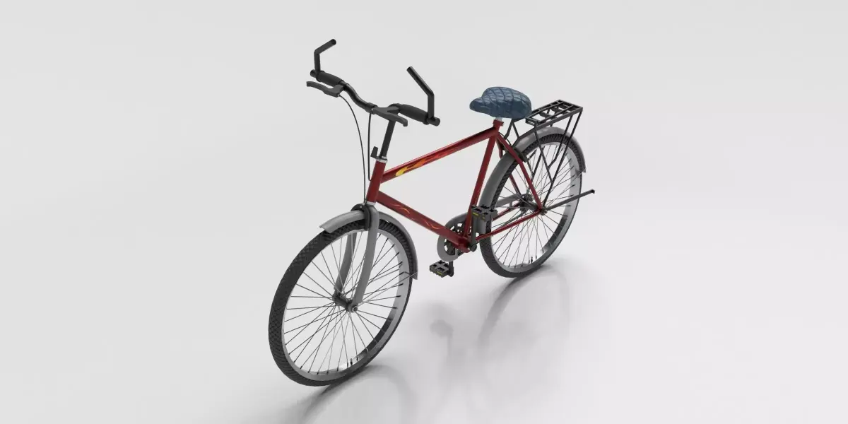 Bicycle Low-poly 3D model order