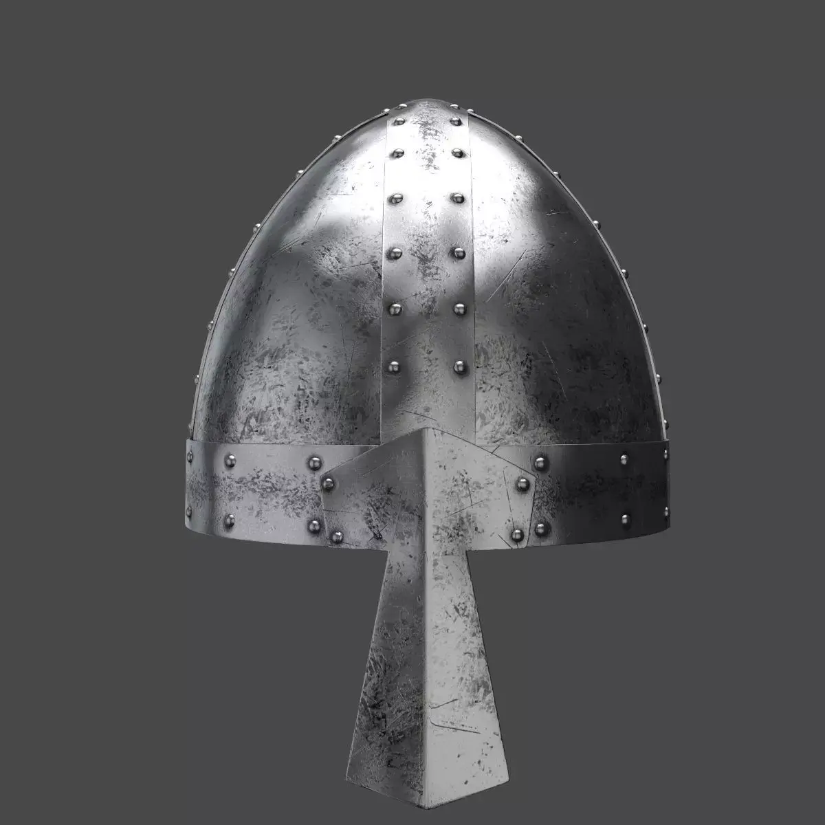 Medieval helmet Low-poly 3D model shop